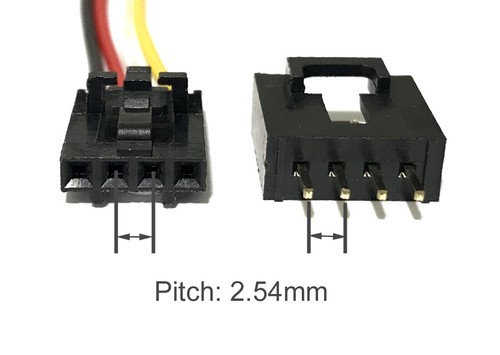2543 2520 2.54mm 3-Pin mini latch male lock PCB connector crimp terminal 30 set - Picture 5 of 5