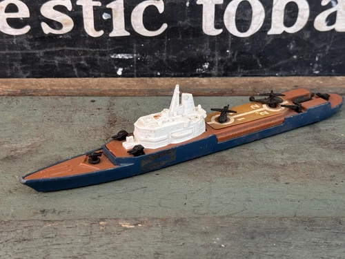 Vintage 1976 MATCHBOX Sea Kings K-307 Helicopter Carrier Lesney England