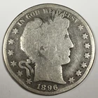 1896 Barber Half Dollar - Good (G) KM#116 90% Silver .3575 ASW - 6419