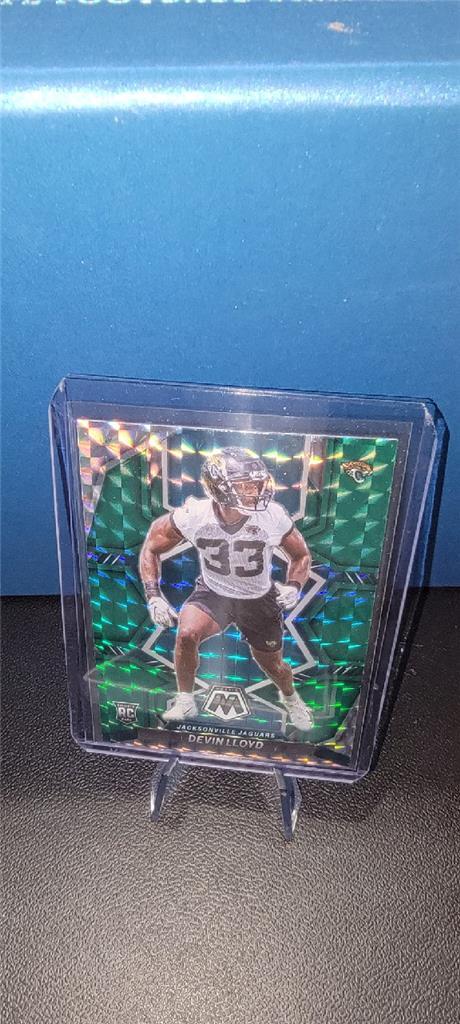 2022 Mosaic Devin Lloyd Green Prizm Rookie RC #375 Jaguars