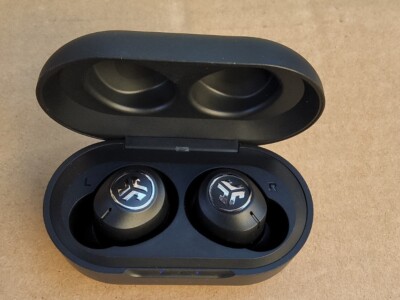 JLab JBuds Air ANC True Wireless Earbuds with Charging Case Black  812887019354|