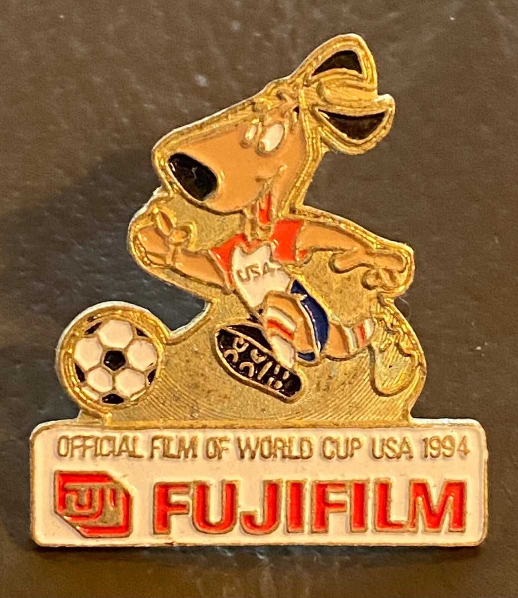 USA 1994 WORLD CUP SOCCER - FUJIFILM MASCOT SPONSOR PIN | eBay