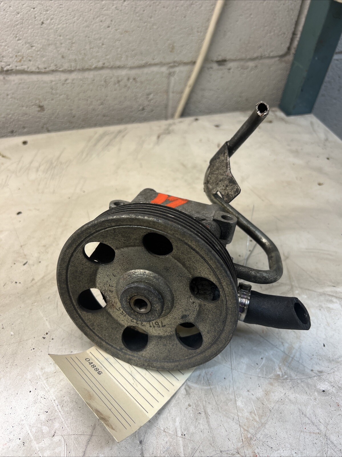 14-17 Maserati Ghibli S Q4 Power Steering Pump Pulley Assembly OEM