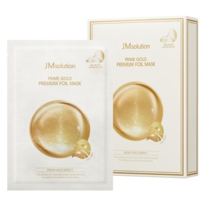 [JMsolution] Prime Gold Premium Foil Mask Pack 35ml x 10pcs Anti Aging K-Beauty