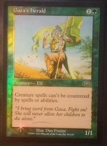 Héraut de Gerrard Planeshift PREMIUM / FOIL - English Gaea's Herald Mtg Magic NM