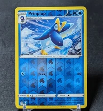 Prinplup Uncommon Reverse Holo Water Brilliant Stars Pokemon TCG Card 036/172