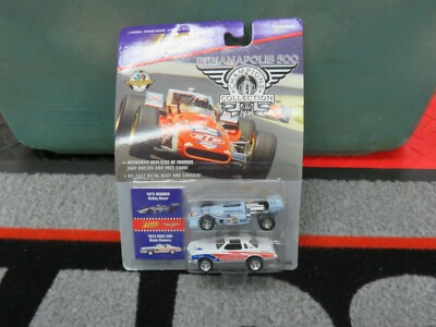 Johnny Lightning Indy 500 1975 Pace car and Bobby Unser's  winning Indy car