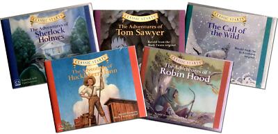 New 5 Classic Starts Audiobooks 11 12 13 14 15 Grades 2-6 10 Audio CD Homeschool