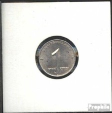 DDR J&auml;gernr: 1505 1953 E sehr sch&ouml;n Aluminium sehr sch&ouml;n 1953 1 Pfennig Hammer u