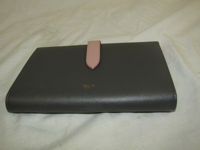 celine large strap wallet