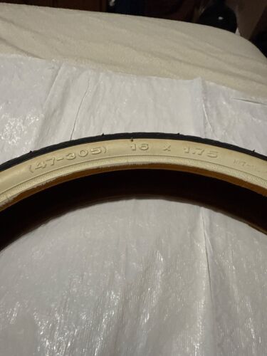 DURO 16 IN LOW RIDER TIRE WHITE WALL - Picture 3 of 3