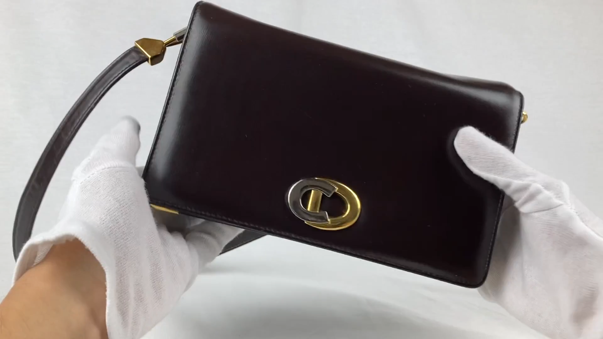★送料込★DIOR CD ロゴミニ 2WAY ショルダーバッグ 希少美品○Dior ショルダーバッグ ハンドバッグ 2way CDロゴ