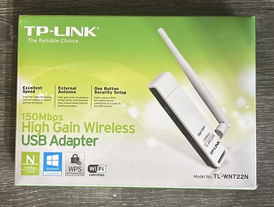 TPLink TL-WN722N 150Mbps High Gain Wireless USB Adapter