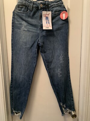 Women's ankle Jeans Ymi Dream Collection Denim Slim Straight Size 7 / 28 NWT