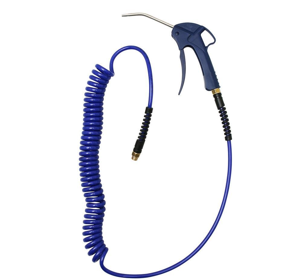 Souflette Algi air comprimé tuyau 4m spiralé à mémoire de forme