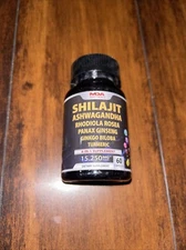 MDA Supplements 8-in-1 Supplement - Shilajit/Ashwagandha... - 60 caps - Exp 6/26