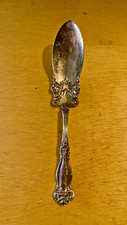 WM Rogers & Son Silver Plated Jelly Knife Serving Utensil Arbutus 1908 Antique
