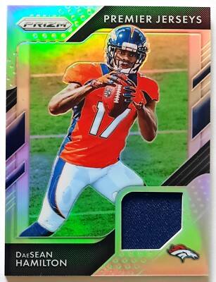 DaeSean Hamilton 2018 Panini Prizm Material Relic Silver Prizm # PP-32 - Broncos
