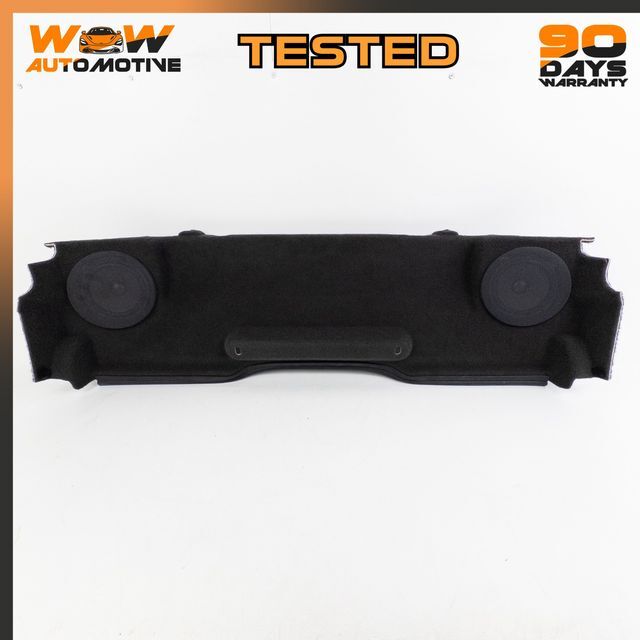 05-13 CHEVROLET CORVETTE C6 REAR END TRIM PANEL COVER CARPET EBONY BLACK OEM