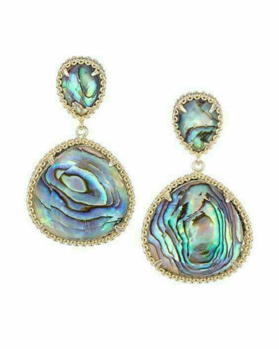Fashion  Gold Plated Classical Abalone Shell Earrings Drop Earrings Gifts - Picture 1 of 3