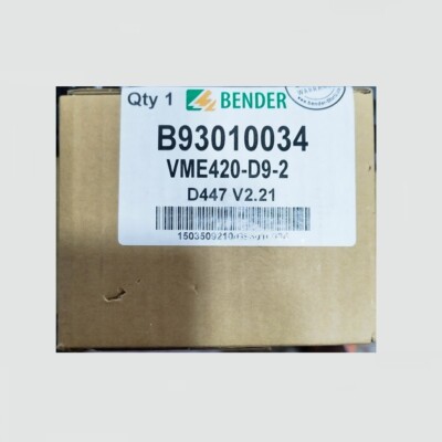       BENDER VOLTAGE RELAY VOLTAGE VME420 VME420-D9-2 D447 V2.22 B93010034