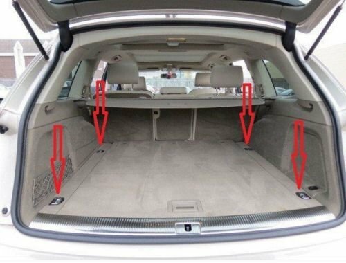 Rear Trunk Floor Style Mesh Web Cargo Net for AUDI Q7 2007-2016 Brand New - Picture 11 of 11