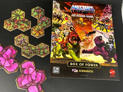 Masters of the Universe Clash for Eternia Kickstarter Scenario Booklet and Tiles