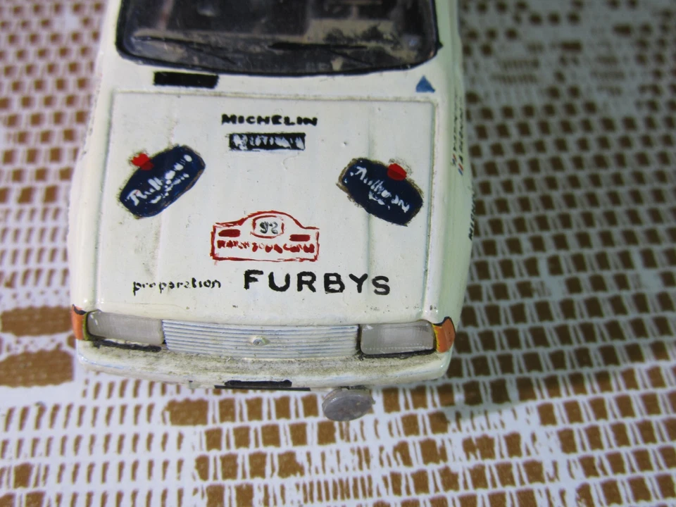 596Z Solido Modificato 1309 Renault 14 GTS #92 Di Corse Struyf 1984 Bianco 1:43 - Immagine 4 di 4