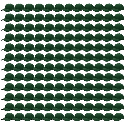 144 Piece/case Classic Blank Plain Baseball Cap Hat Adjustable Size Solid Color - Picture 18 of 40