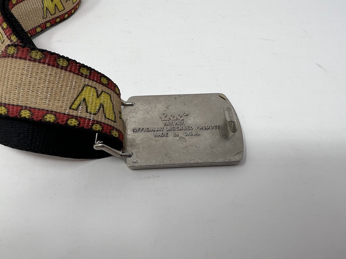 Vintage Walt Disney Co. Lee Stretchy Belt & Buckle Vintage 1980s Lee Jeans Disney Mickey Mouse Club Kids  main image 2