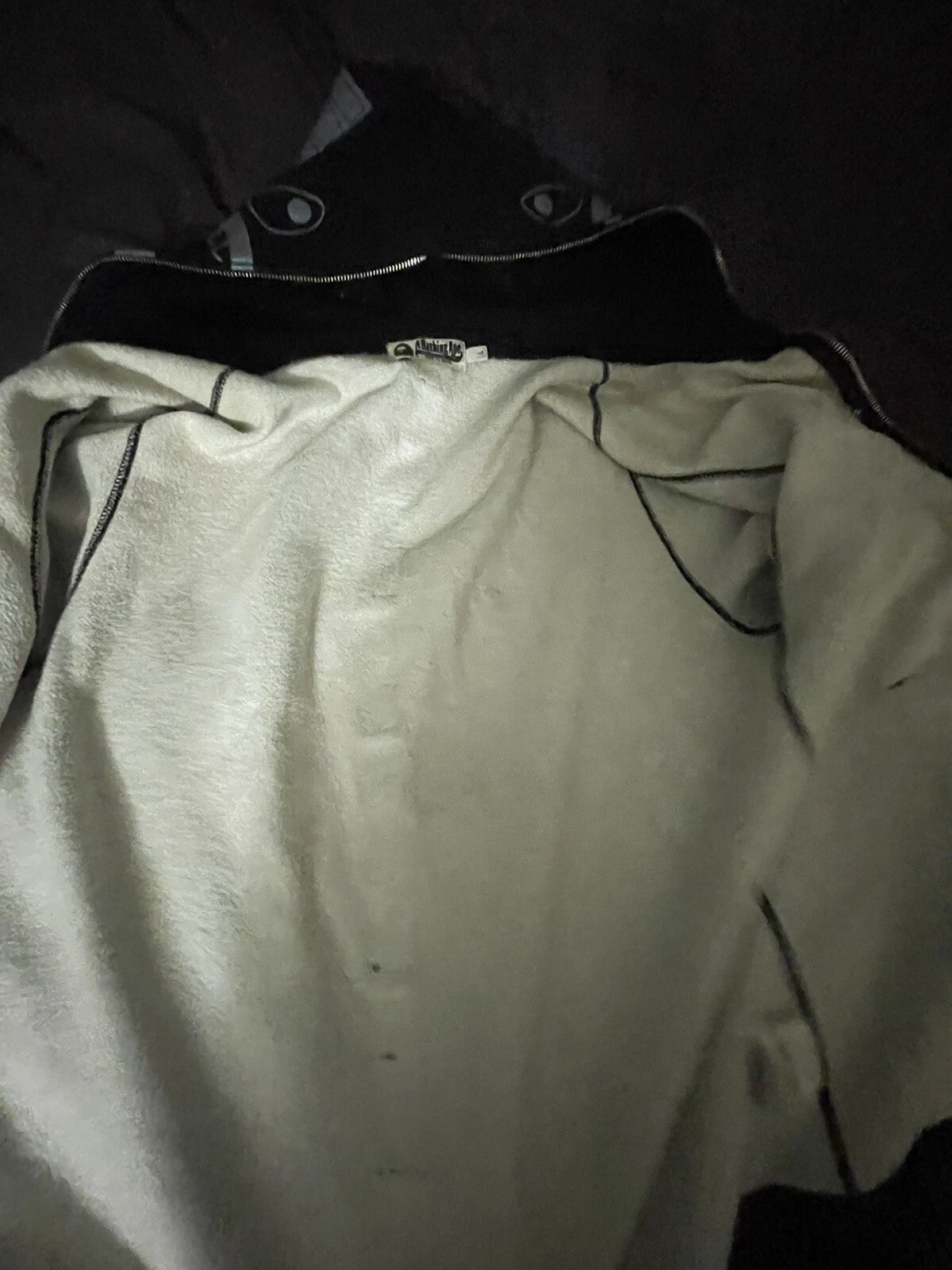 A BATHING APE (BAPE) Felpa con cappuccio mimetica Bape Space squalo cerniera intera taglia grande RARA