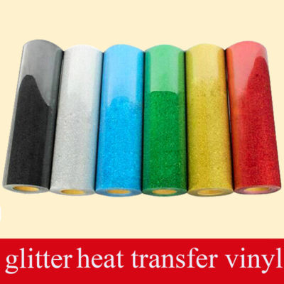 1 yard 20x36'' Glitter Heat Transfer Vinyl Film Heat Press Cutter Plotter T-shirt