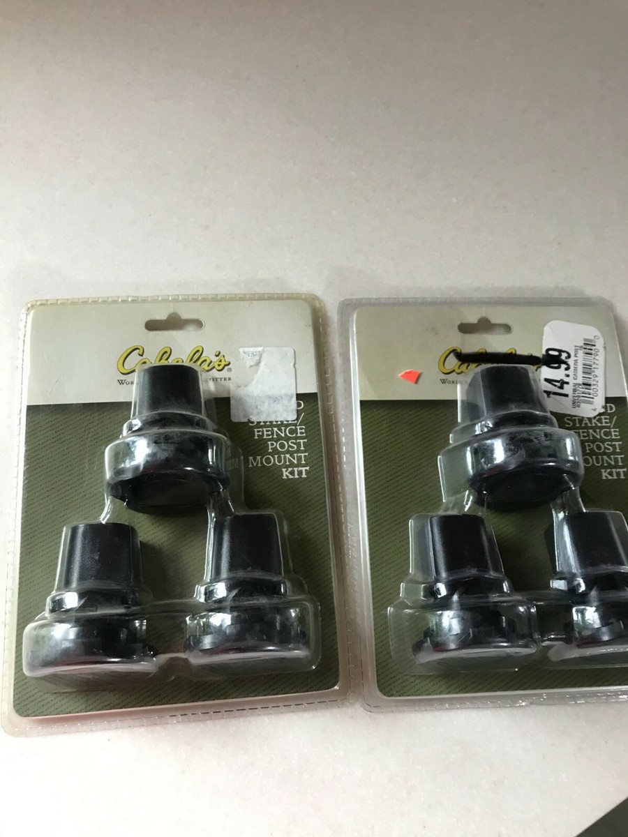 NEW Pack Cabela's Game Camera Fence Post Mount ground stake