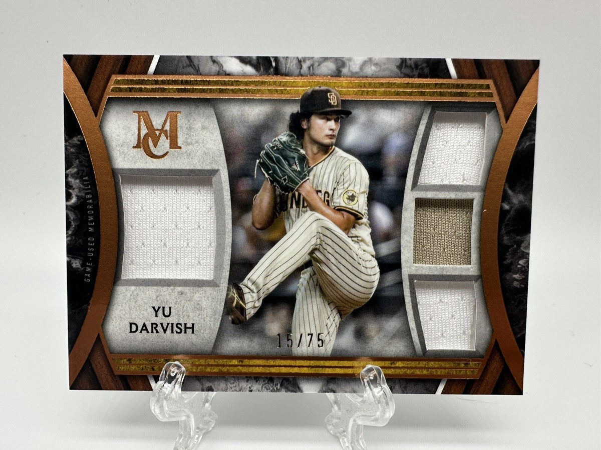2022 Topps Museum Collection Yu Darvish Primary Pieces Quad Relic 