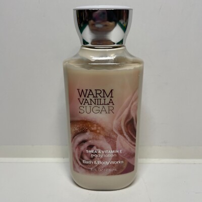 Bath & Body Works Warm Vanilla Sugar Body Lotion Signature Collection Vitamin E