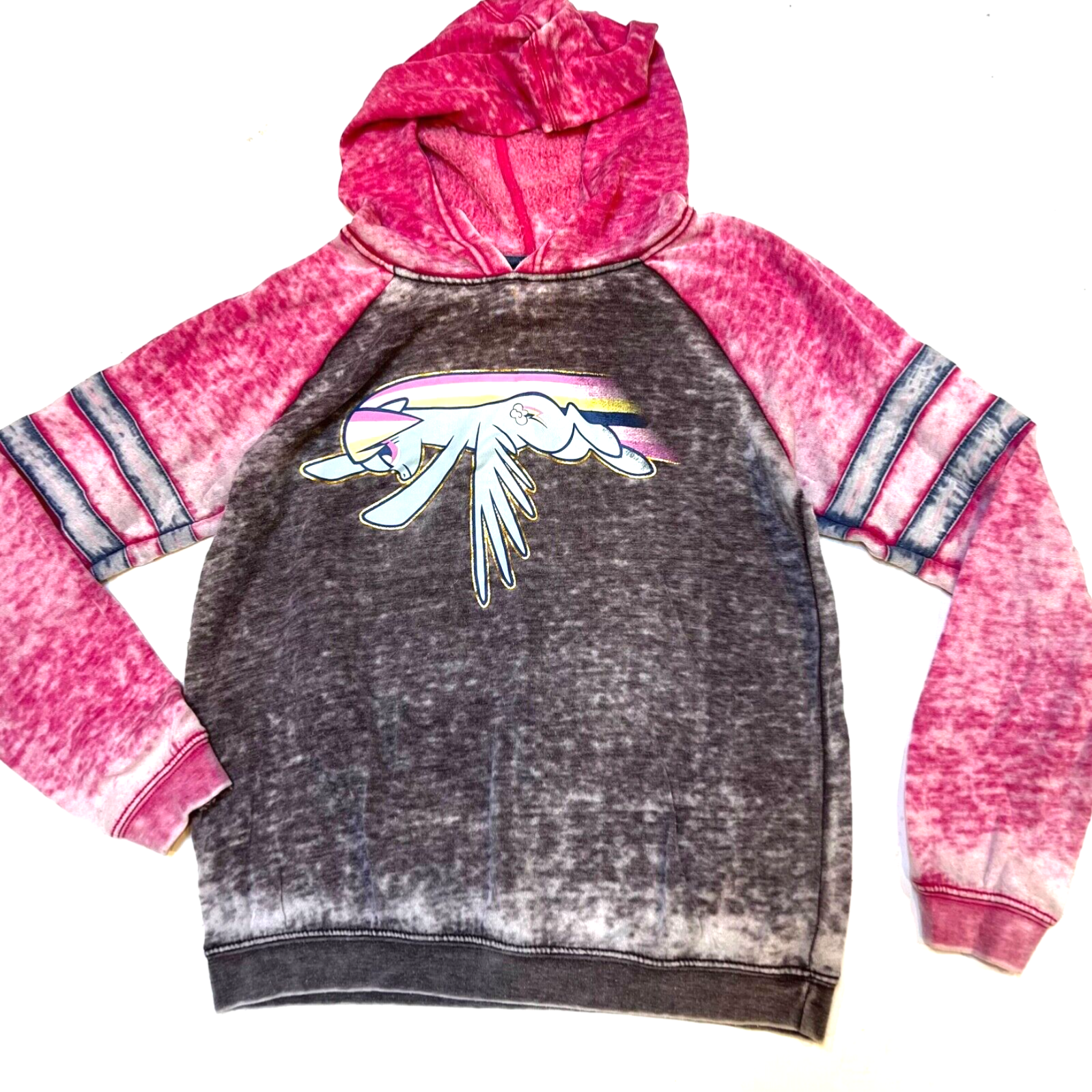 Felpa con cappuccio magica arcobaleno My Little Pony per ragazze taglia L (14 16)