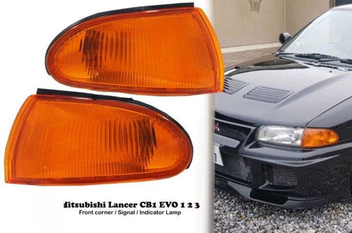 Front Amber Signal Corner Light Lamp For Mitsubishi Lancer