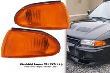 Front Amber Signal Corner Light Lamp For Mitsubishi Lancer Evo 3 92-95 Ce9a Front Amber Signal Corner Light Lamp For Mitsubishi Lancer Evo 3 92-95 Ce9a