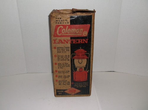 Coleman Model 200A / Made 10/1965 Cherry Red Lantern / Never Used / Original Box - Picture 6 of 13
