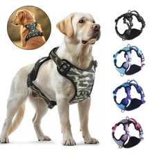 Petpuro No Pull Dog Pet Harness Adjustable Control Vest Dogs Reflective No Choke
