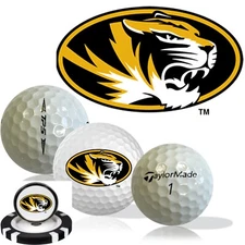 NCAA Missouri Tigers • Golf Balls 12 pack • TaylorMade TP5