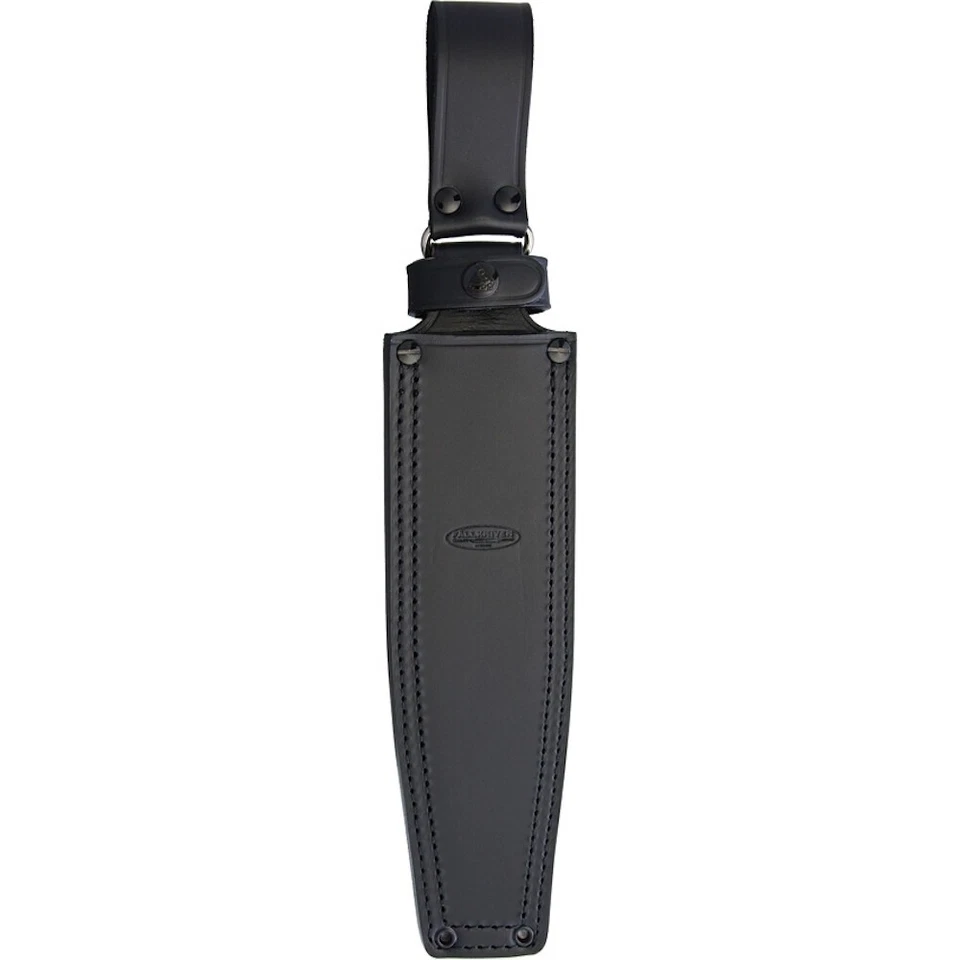 FALLKNIVEN Modern Bowie 10 Knife W/ Black Leather Sheath - NEW Sweden - Image 4 of 4