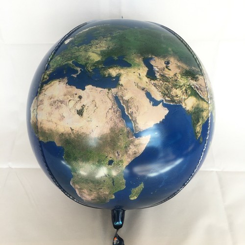 Brand New 22" Sphere Orb Round Balloons Globe World Map Atlas Edition Earth - Picture 2 of 4