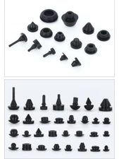 Rubber Hole Plugs Silicone Plug Silicone Rubber Blanking Caps Tube Pipe Φ2-Φ50mm