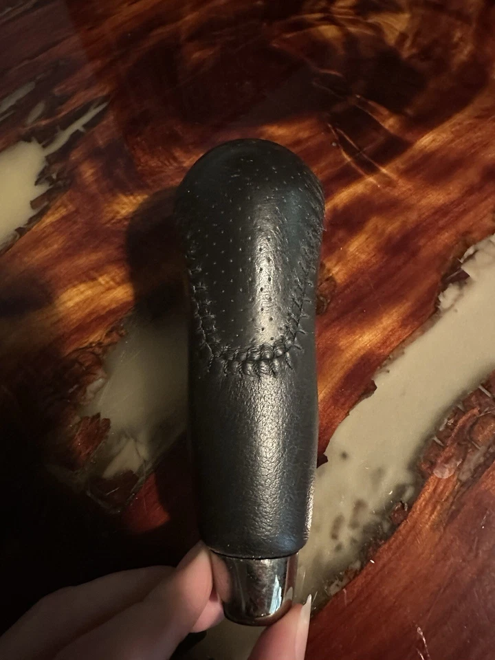 2003 03 04 05 06 2006 Subaru Baja cuero negro perilla de cambio OEM Outback Foto 2 de 4