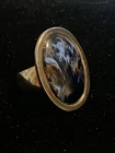 DTR 925 Vintage Original Contemporary Pietersite  Stone Ring Size 6