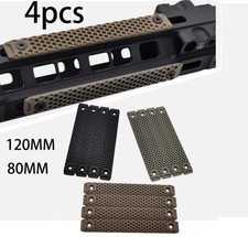 4PC Pack MLOK Rail Hand Protection M-lok Rail Cover Panel for M-lok System 120MM