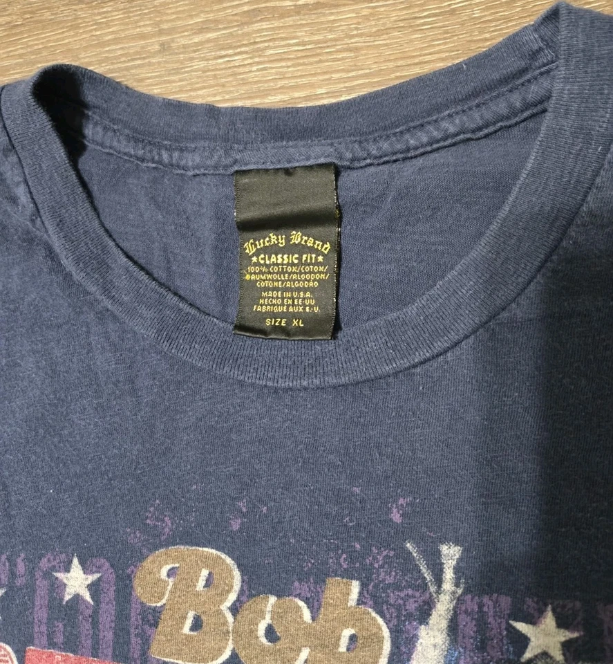 VTG Lucky Brand X Bob Dylan Tee Size XL Rare** - Image 3 of 4