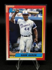 2025 Topps #T90-14 Hank Aaron 1990 Topps Baseball 35th Anniversary Pink