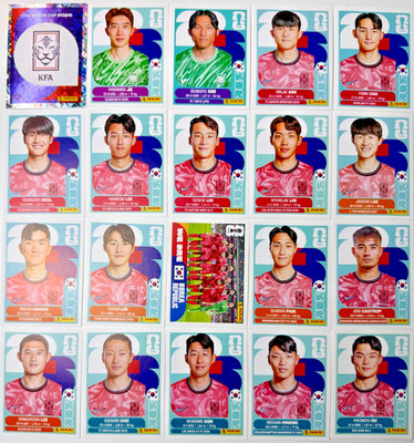 2026 Panini FIFA World Cup Stickers - Pick Your Sticker from Korea Republic- KOR